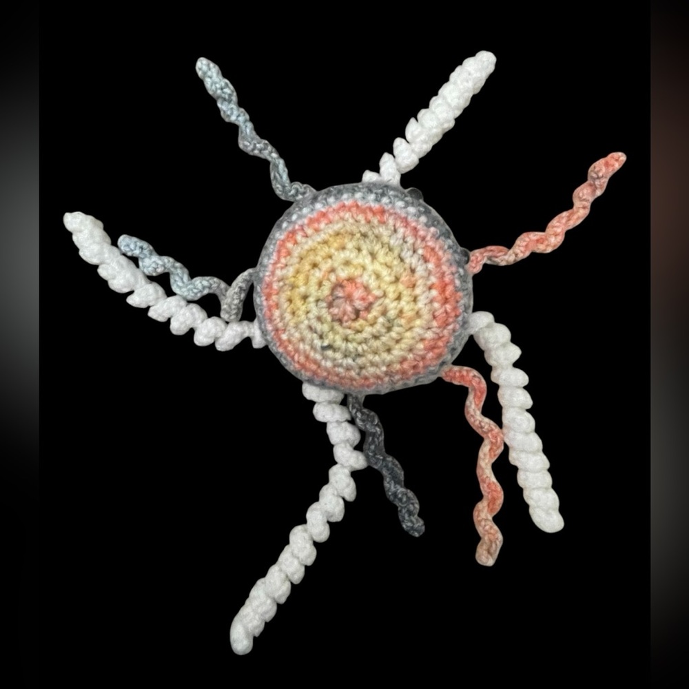 crochet jellyfish plush toy - Picture 4 of 4